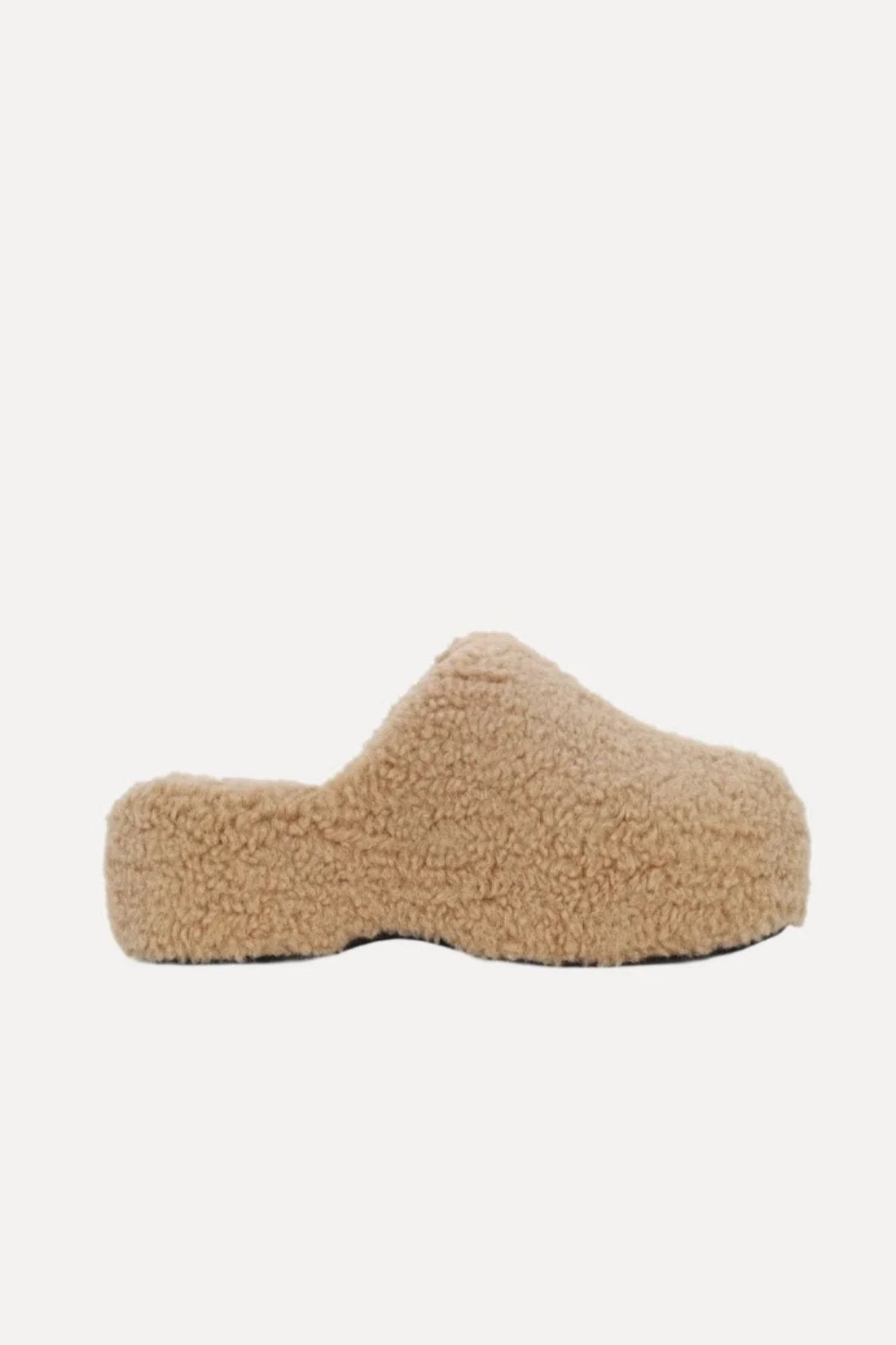 Bubble Clog in Caramel Shearling - 1