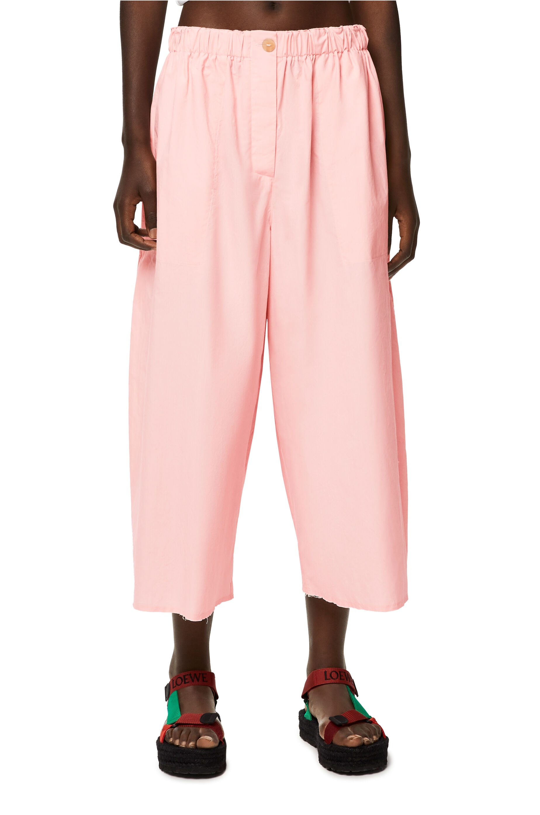 Cropped trousers in cotton - 3