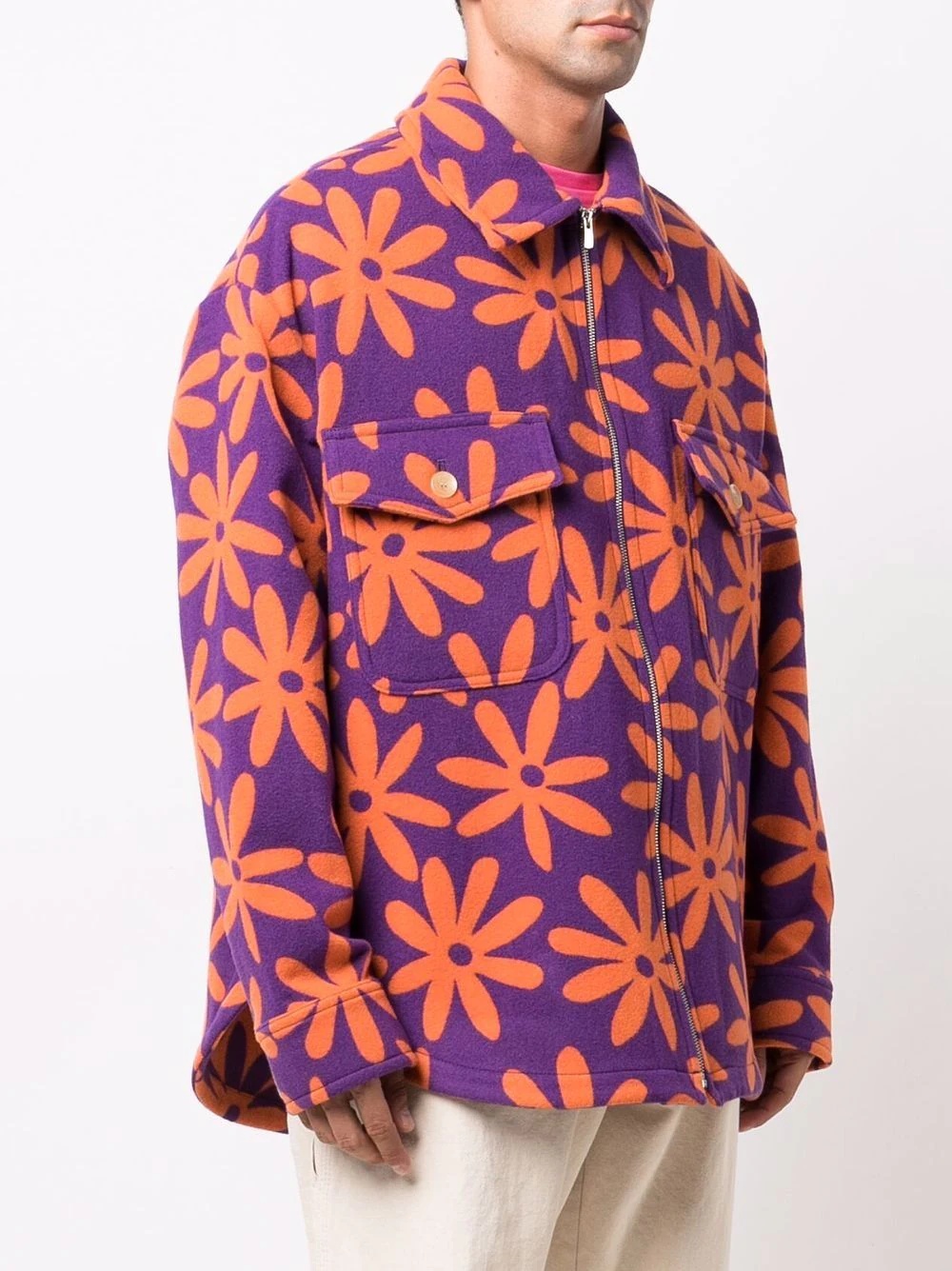 Le Montagne floral-print coat - 3