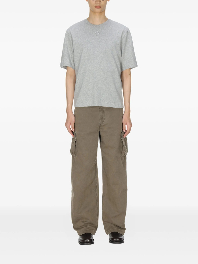 Marine Serre Moon-logo Cotton T-shirt 4