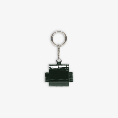 BALENCIAGA Men's Cash Earpods Pro Holder in Forest Green outlook