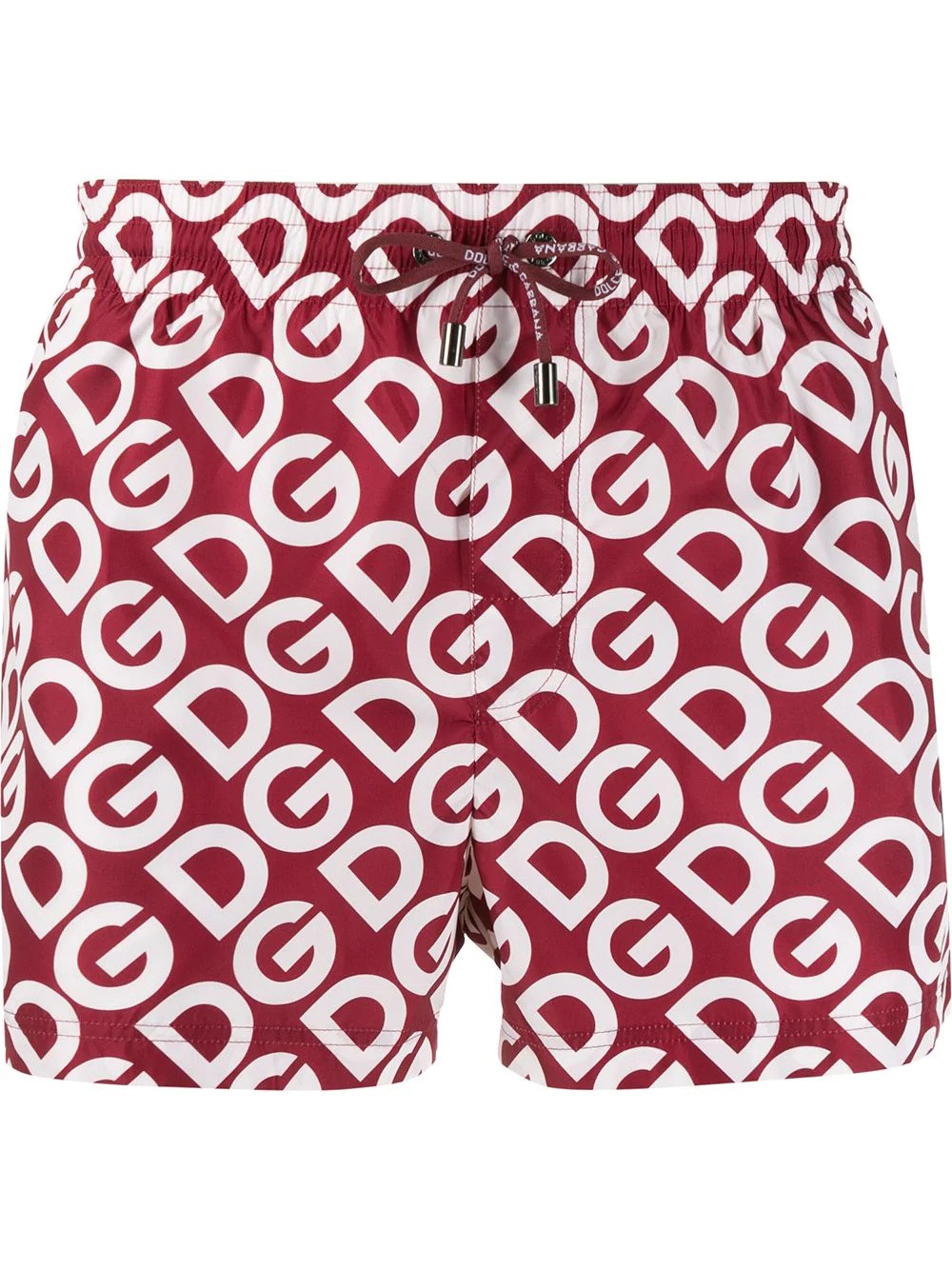 logo print swimming shorts - 1