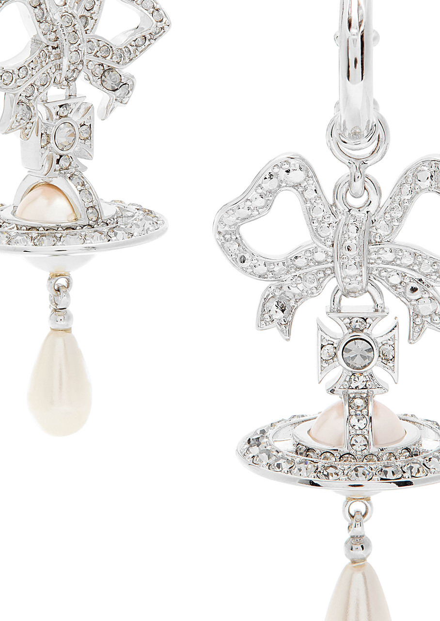 Vivienne Westwood Rigoberta Pavé Drop Earrings - 3