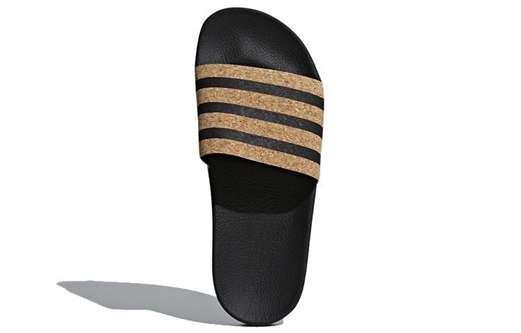 (WMNS) adidas Adilette 'Black Cork' CQ2237 - 5