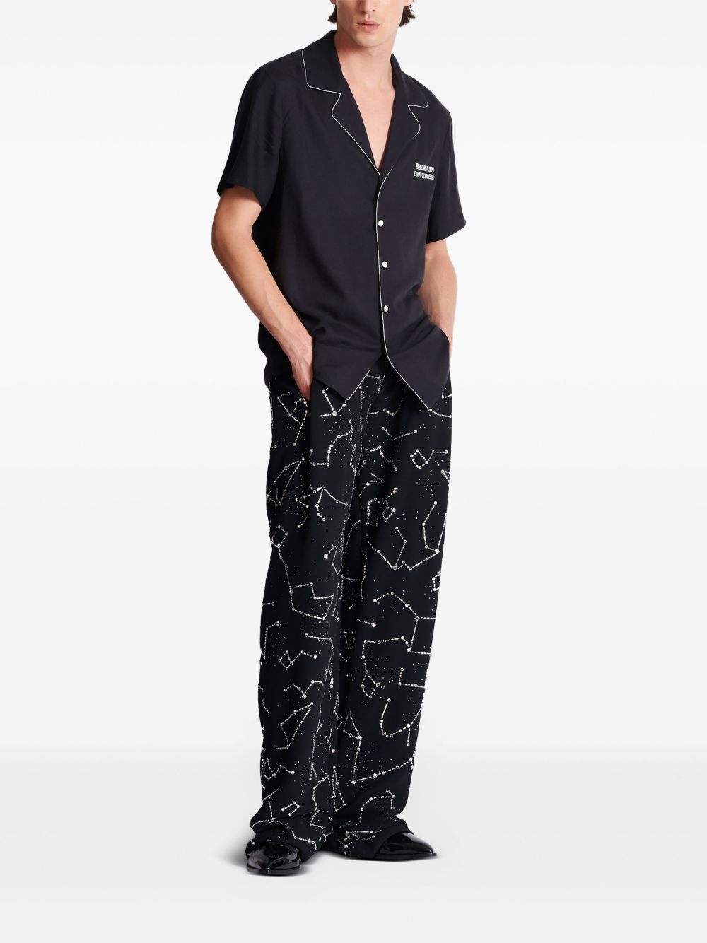 Planet-print shirt - 3