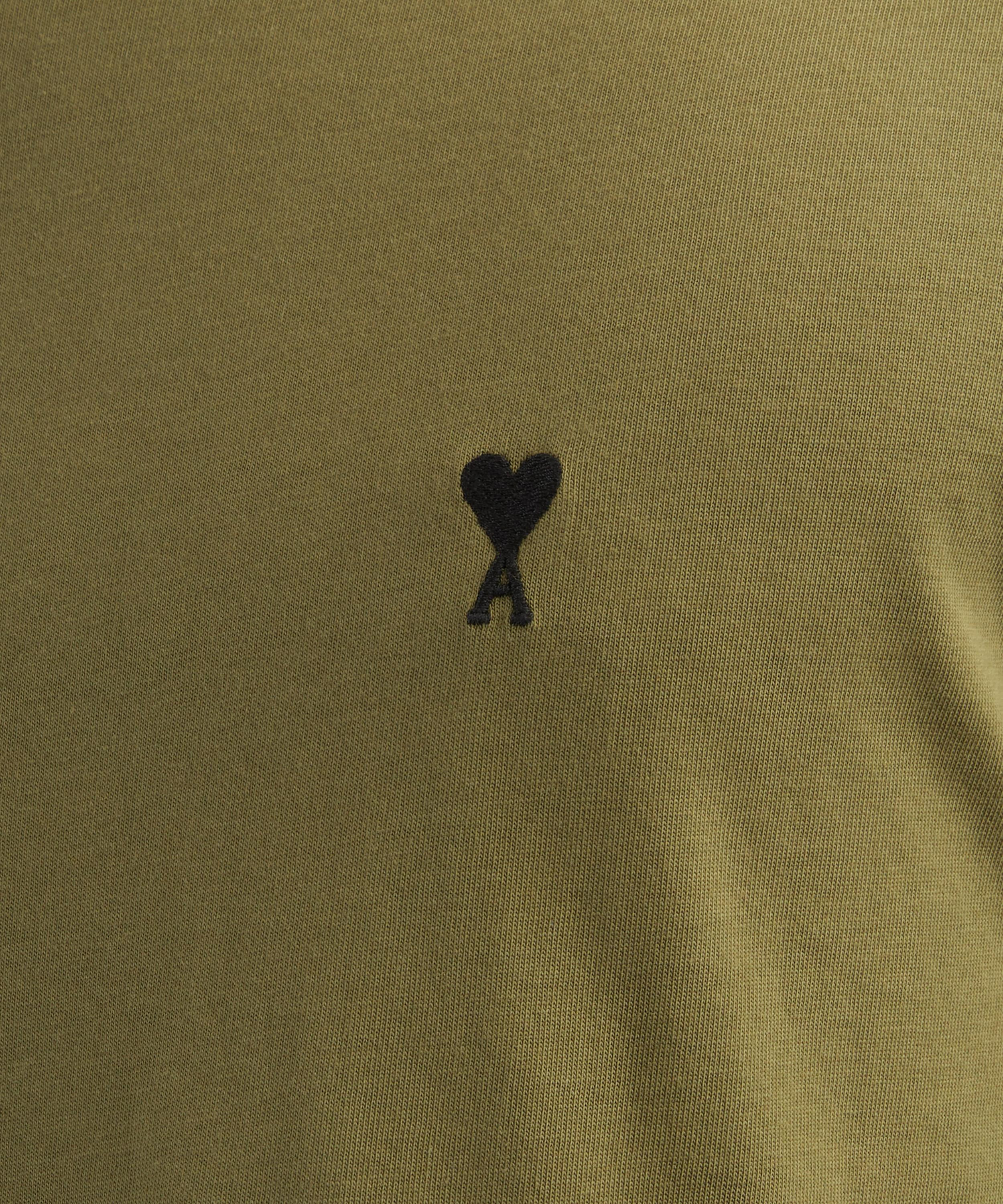 Cotton Contrast Ami de Coeur T-Shirt - 5