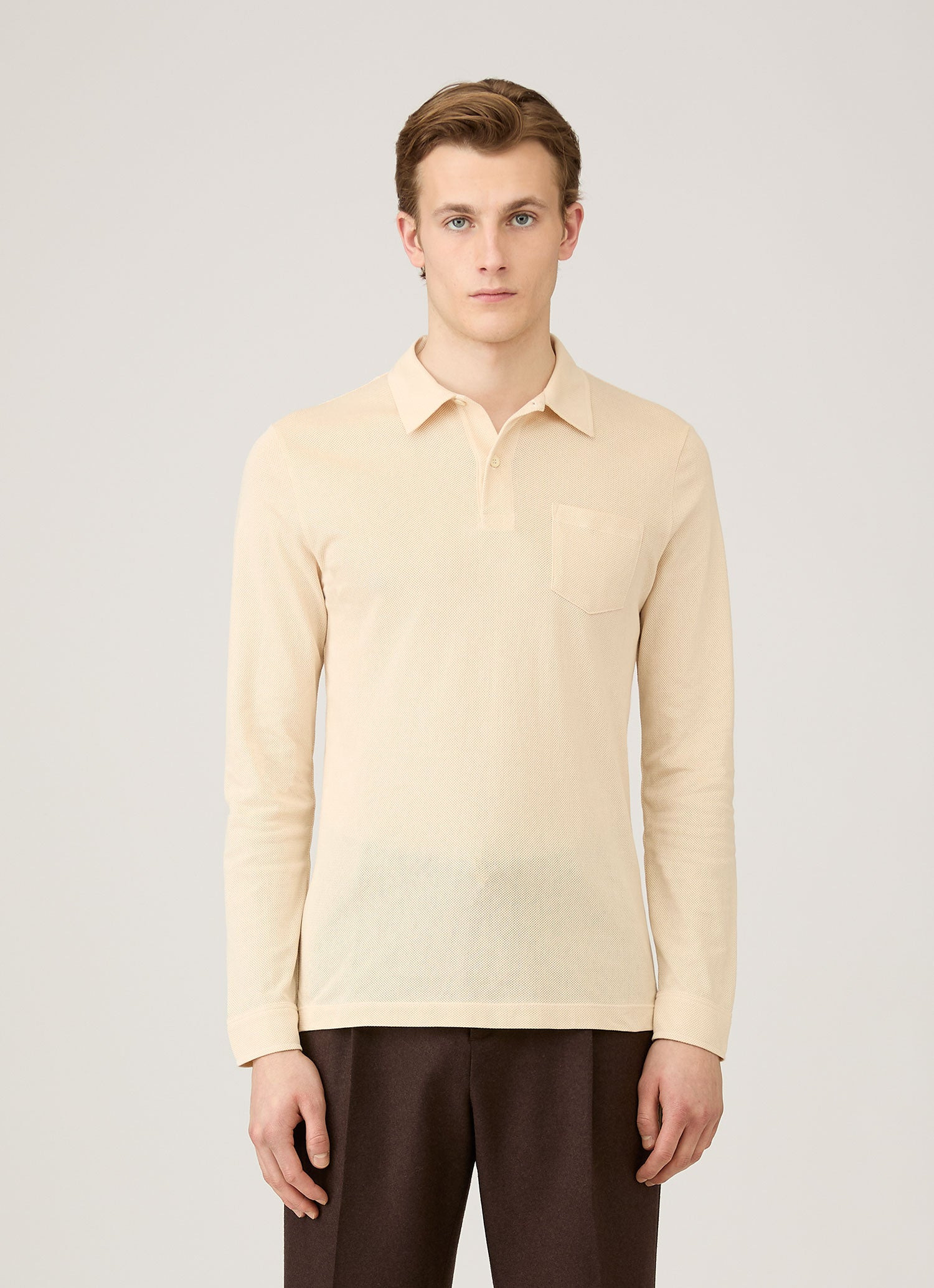 Long Sleeve Riviera Polo Shirt - 2