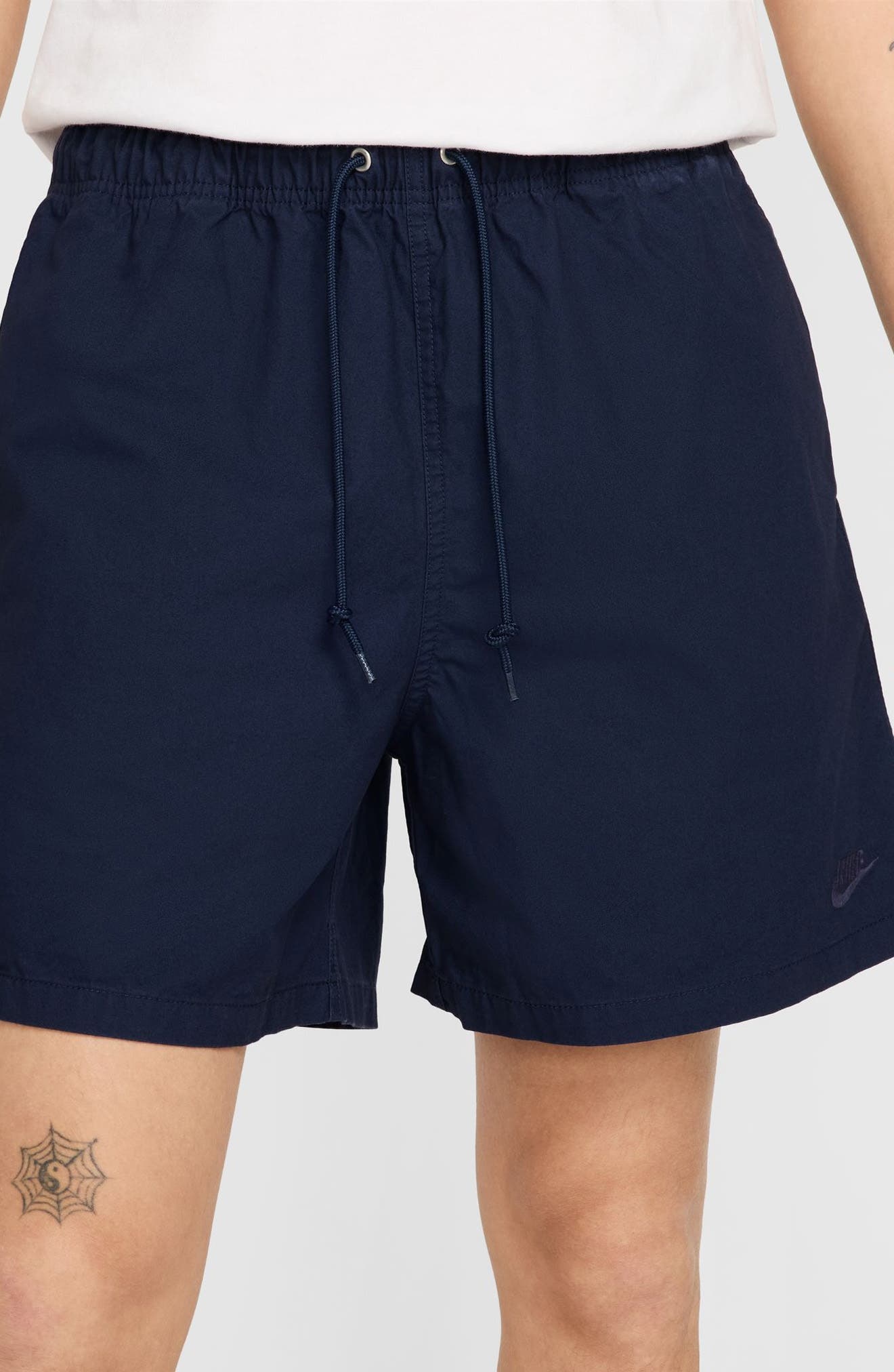 Nike Club Washed Flow Shorts in Obsidian at Nordstrom - 1