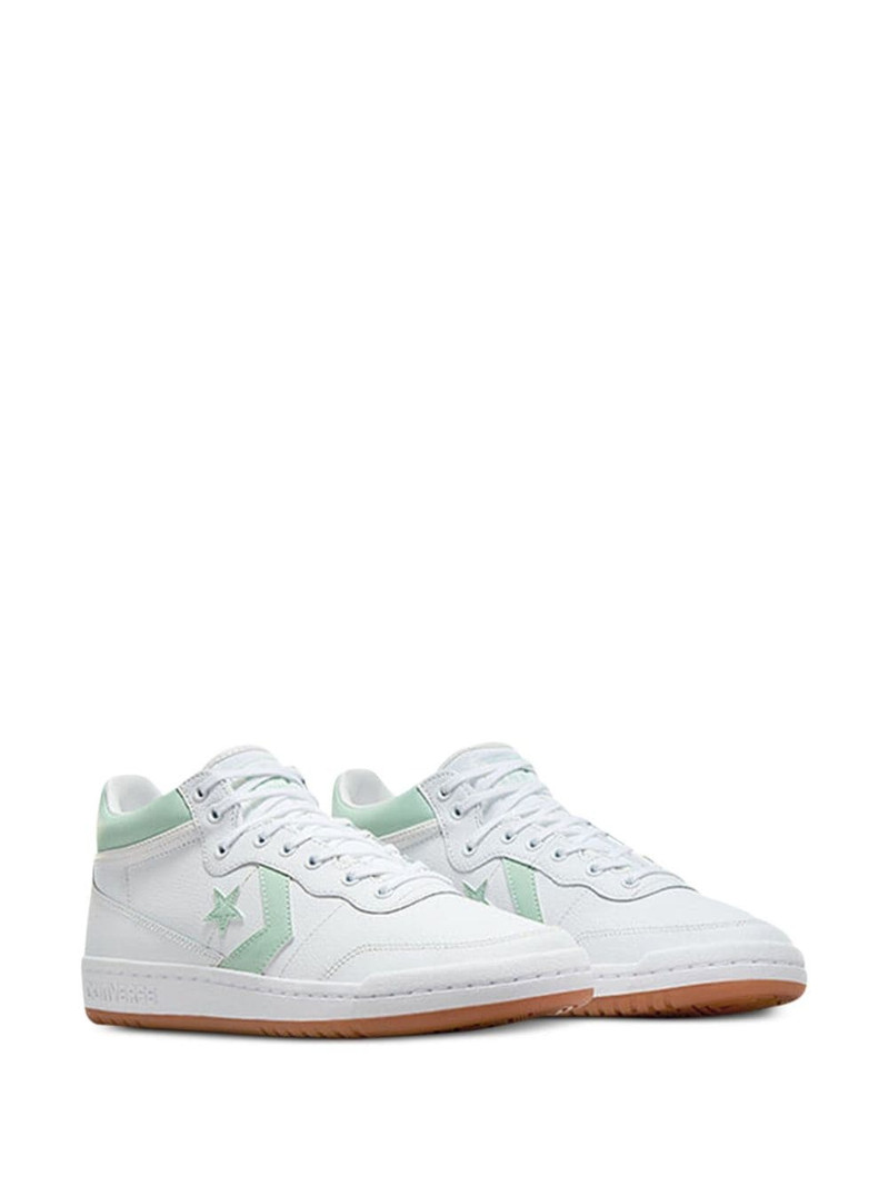 Converse Fastbreak Pro Leather Mid "White/Sticky Aloe" sneakers outlook