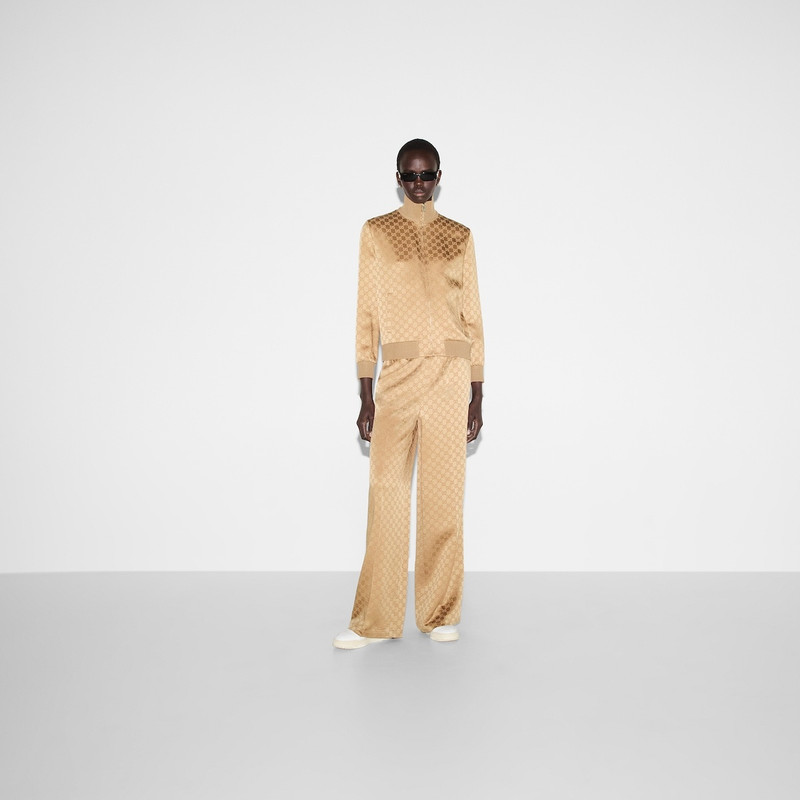 GUCCI GG jacquard zip jacket outlook