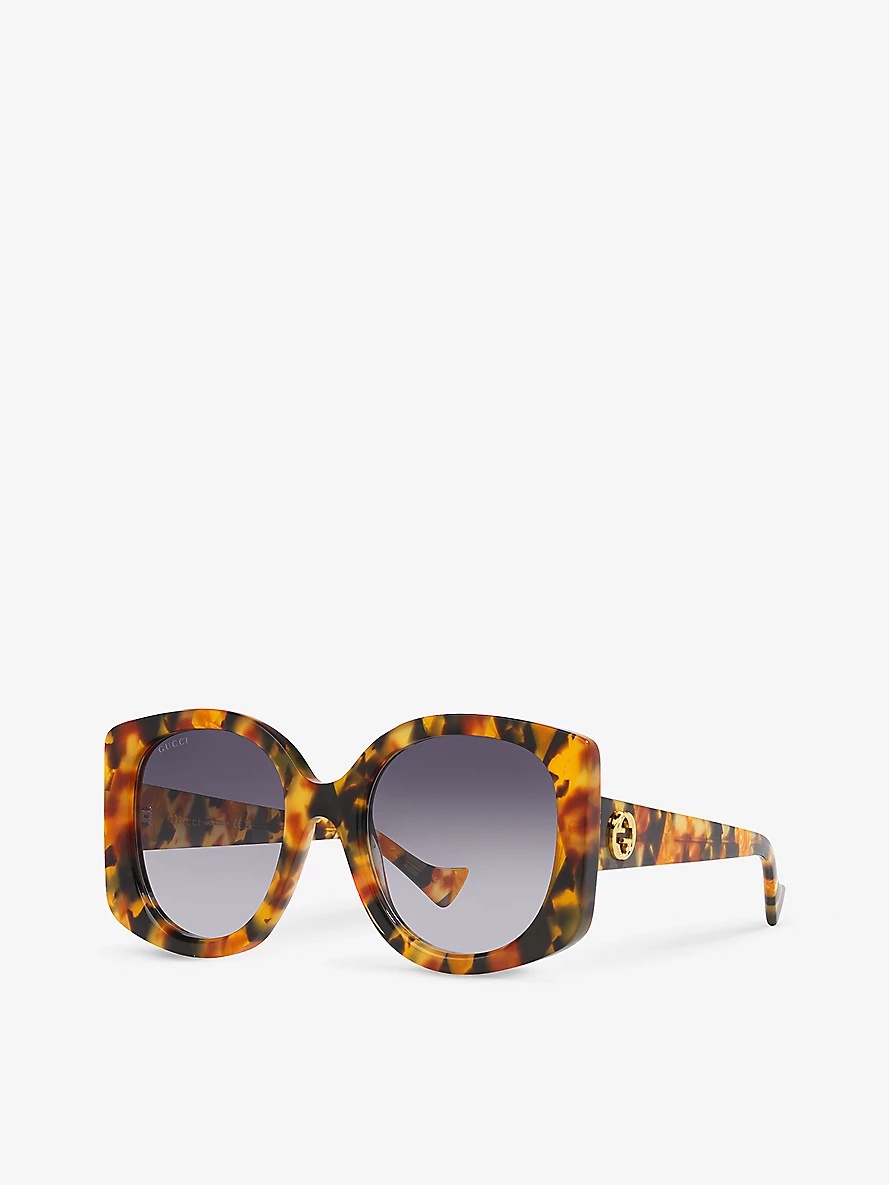 Tortoiseshell Round Sunglasses - 3