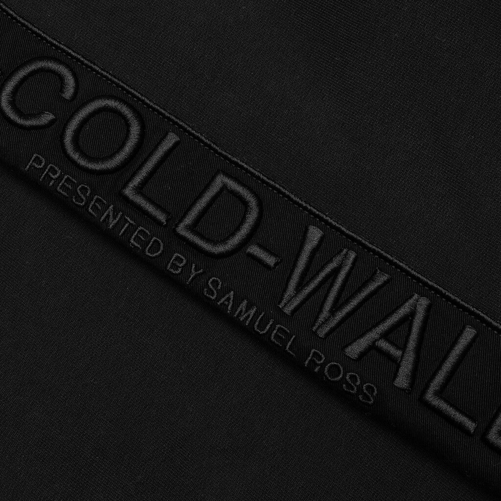 A-COLD-WALL LOGO EMBROIDERY SHORT - BLACK - 4