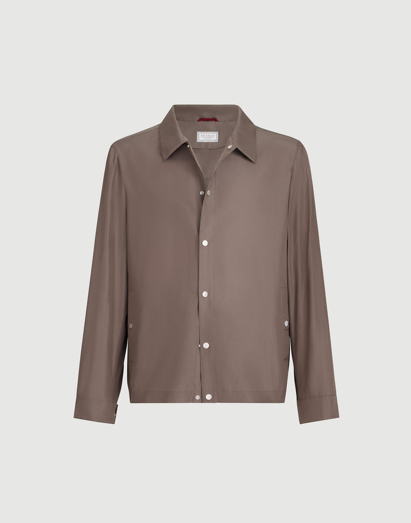 Bonded silk unlined outerwear jacket 1