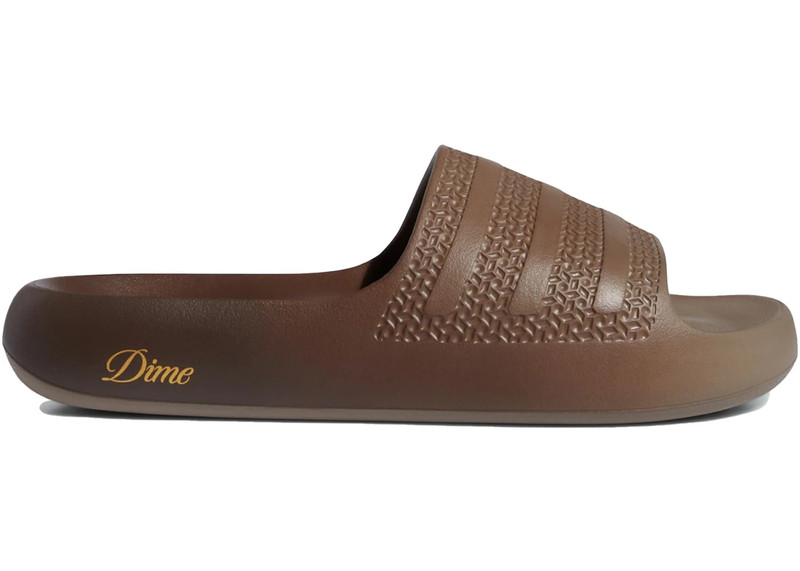 adidas Ayoon 슬라이드 Dime 간단한 브라운 (여자) - 1