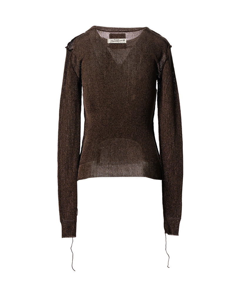 Inside-Out Glitter Knit Sweater 18