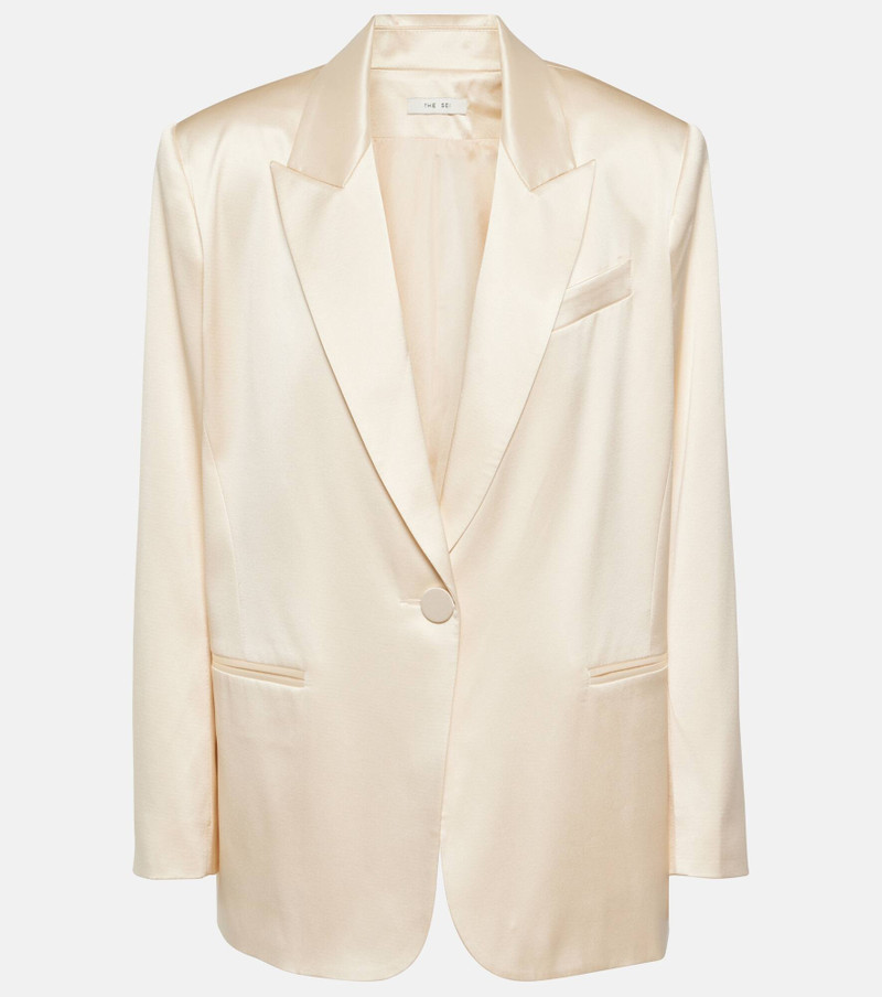 Oversized silk blazer 1