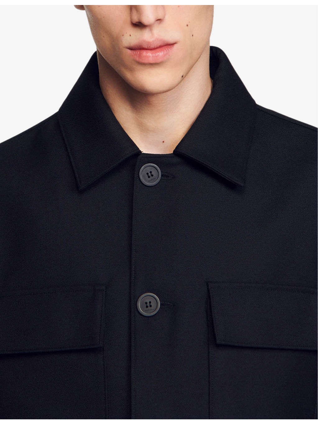 Patch-pocket relaxed-fit woven overshirt - 5