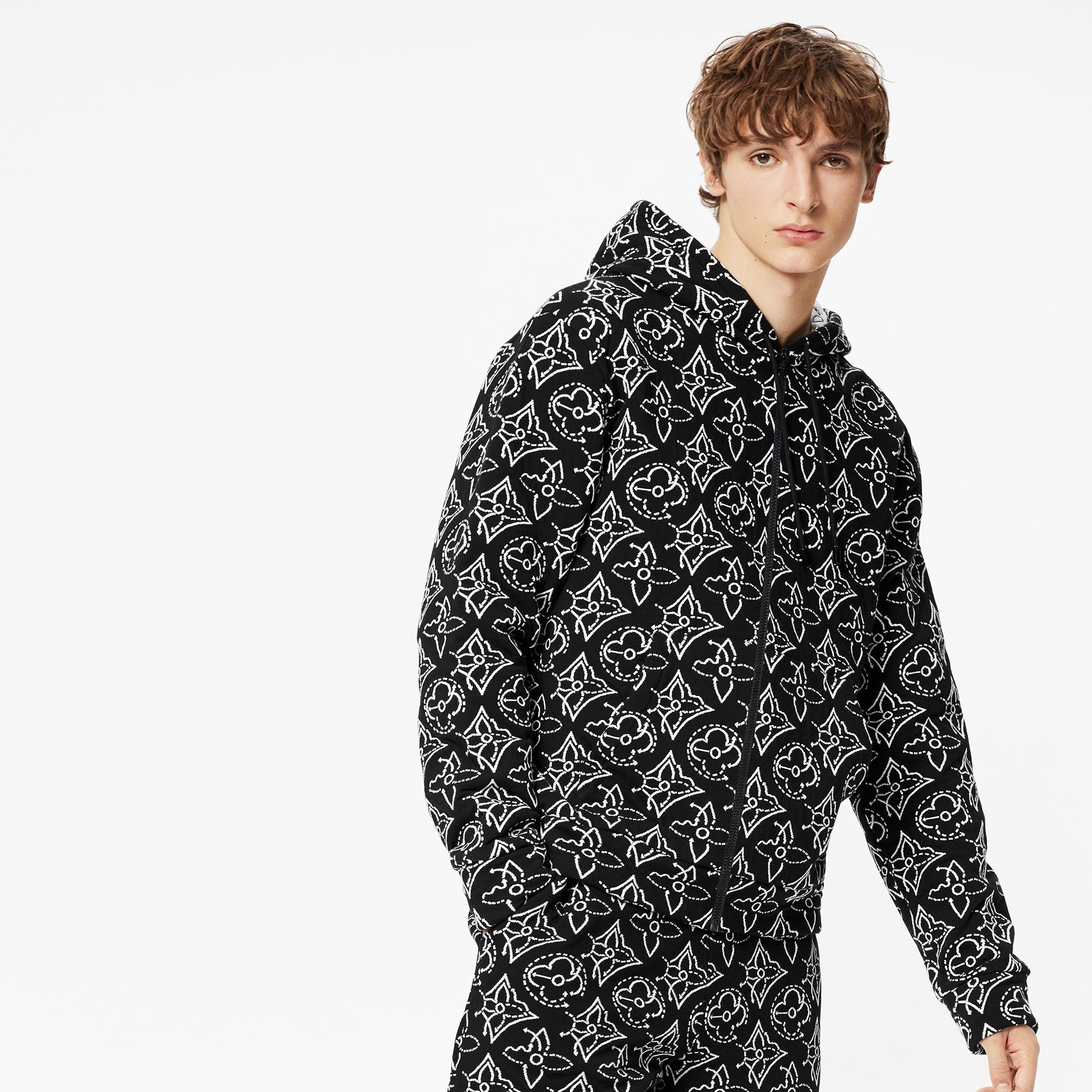 LVxNBA Strategic Flowers Quilted Hoodie - 3