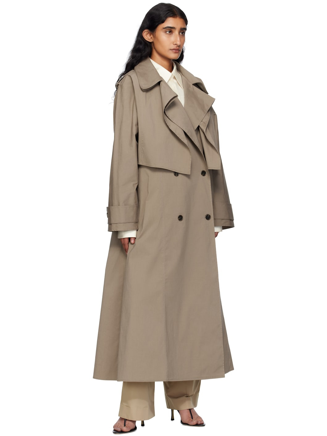Beige Gia Coat - 4