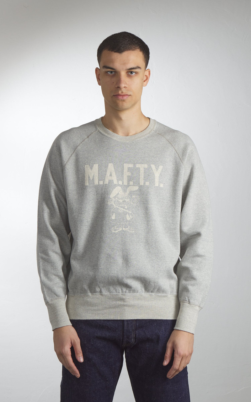 Warehouse & Co. WAREHOUSE & CO. LOT 461 M.A.F.T.Y. SWEATSHIRT HEATHER GREY outlook