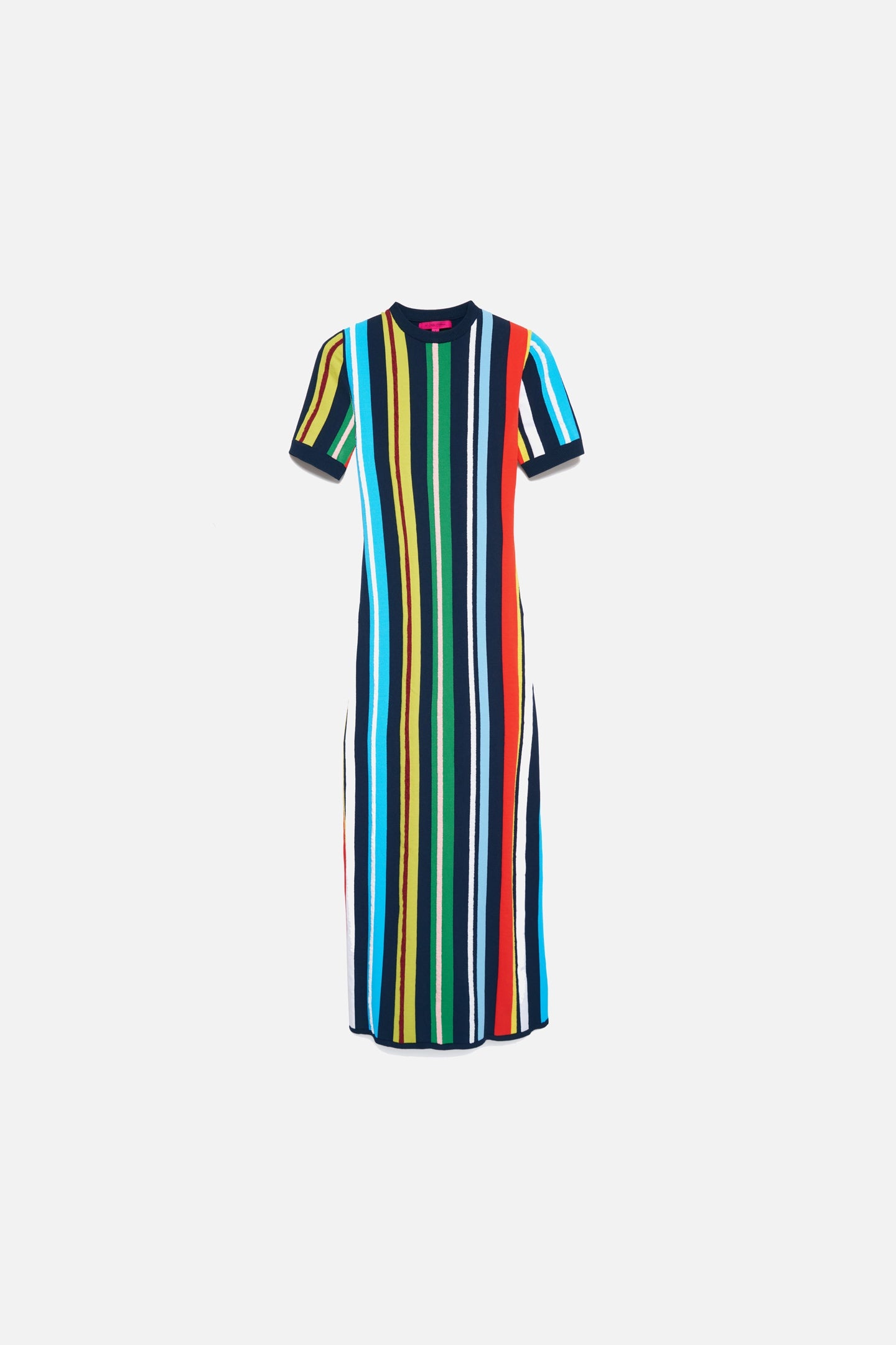 RACING STRIPE MAXI DRESS - 1