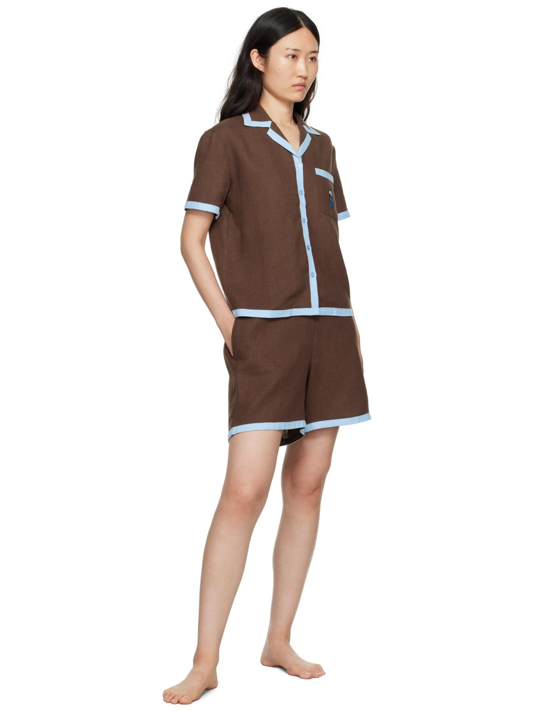 Brown Garrick Shorts - 4