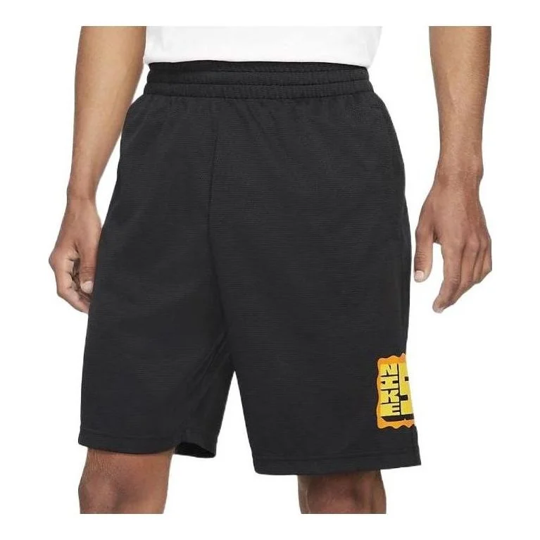 Men's Nike Minimalistic Alphabet Printing Casual Loose Sports Shorts Black DA4200-010 - 1