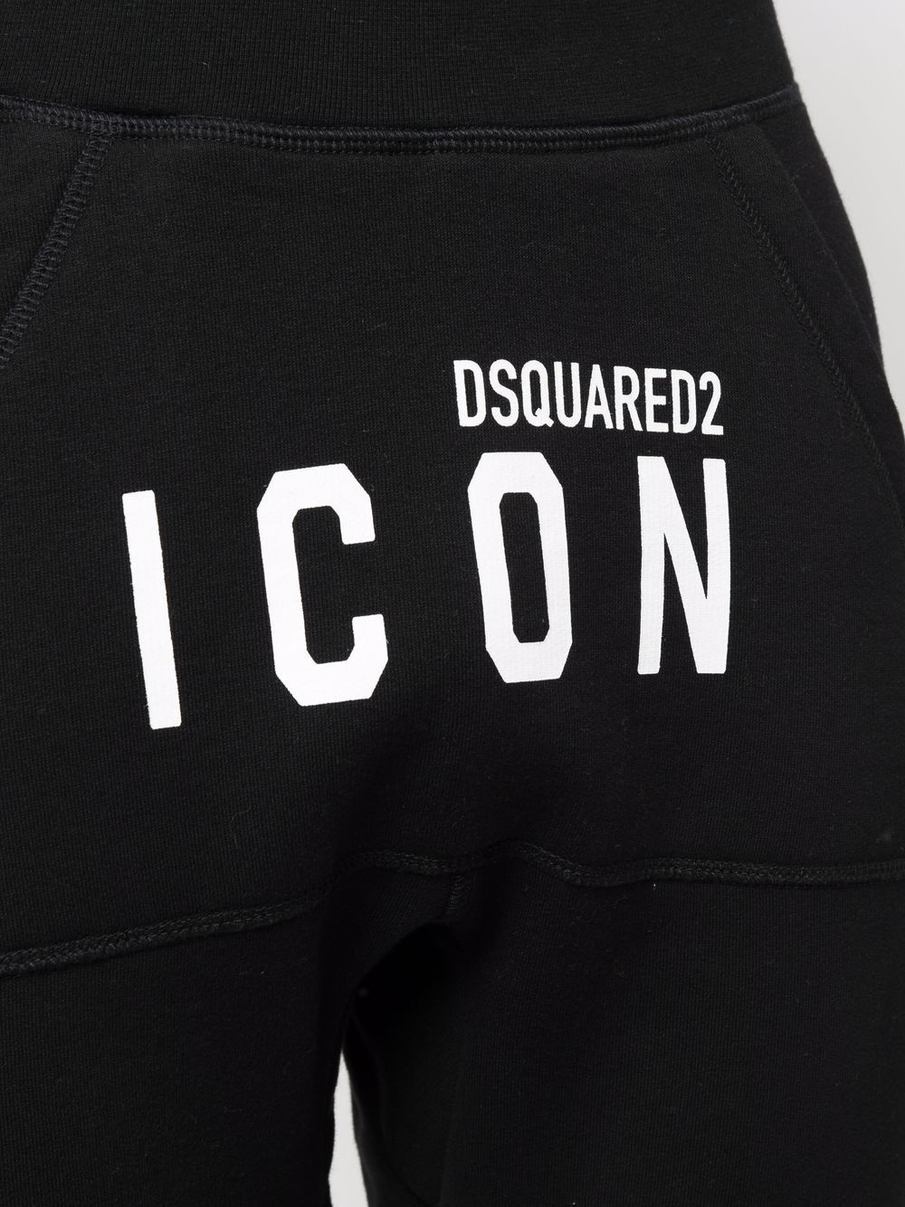 cropped Icon-print track pants - 5