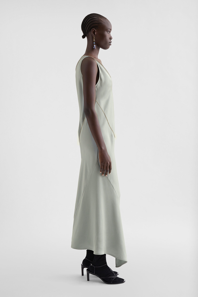 V-Neck Dress with Crystals 3