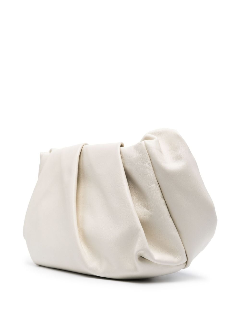Rose leather clutch bag - 3