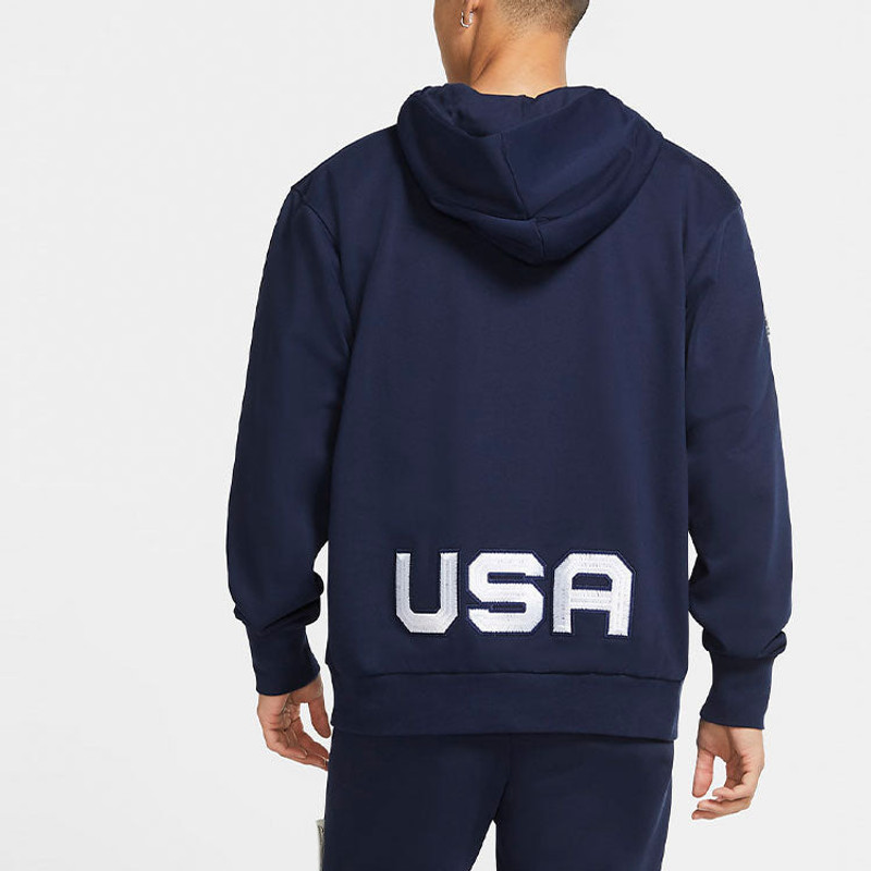 Men's Nike Casual Sports Large Logo Pullover Navy Blue DA0109-419 5