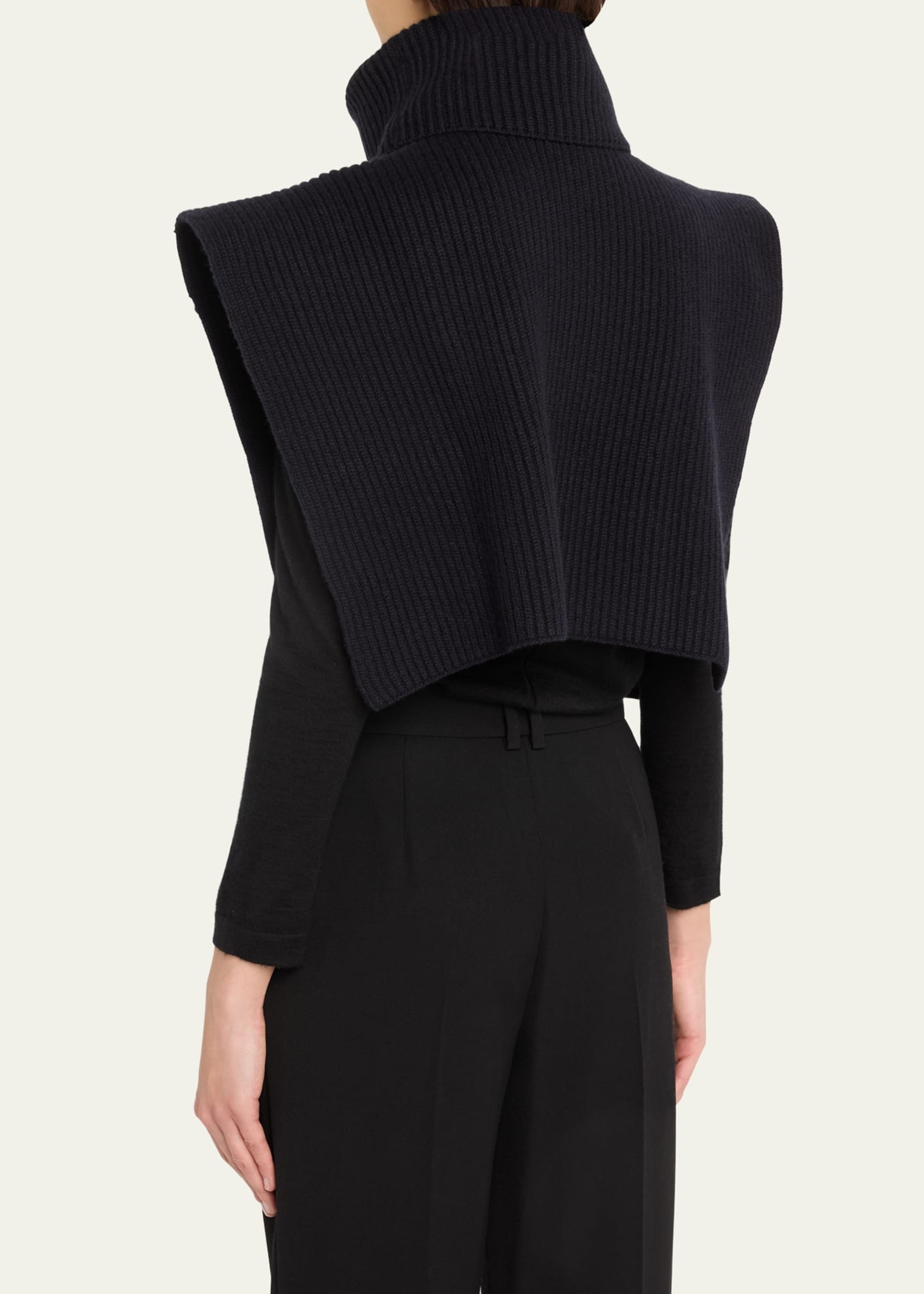Eppie Cashmere Rib Turtleneck Collar - 3