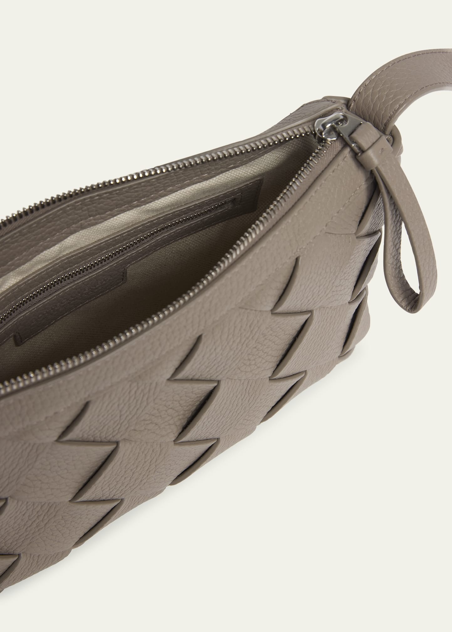 Men's Diago Zip Intreccio Taurillon Messenger Bag - 4