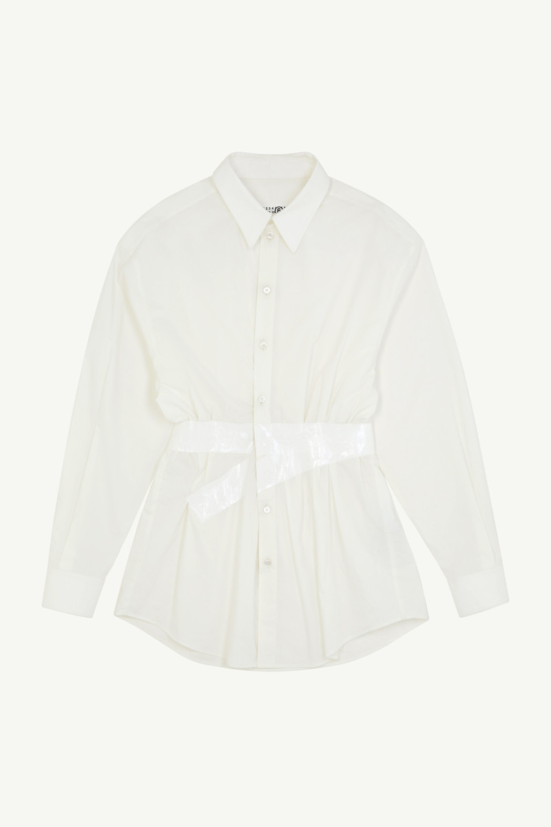 Taped poplin shirt 1