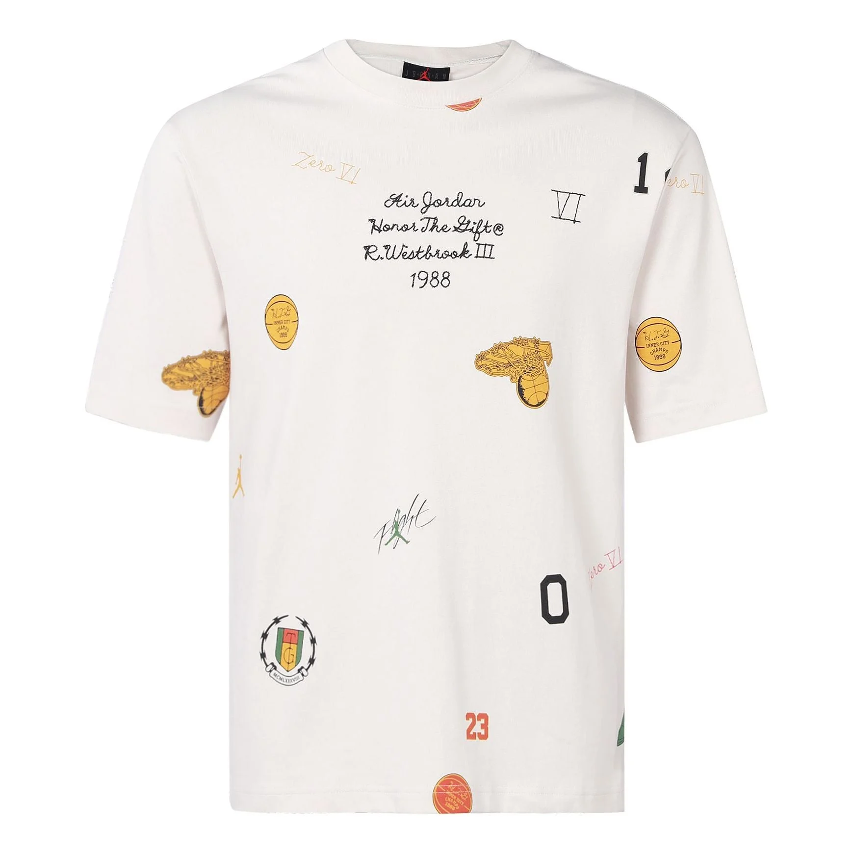 Nike T-shirt x HTG 'White Cream' DX6246-030 - 1
