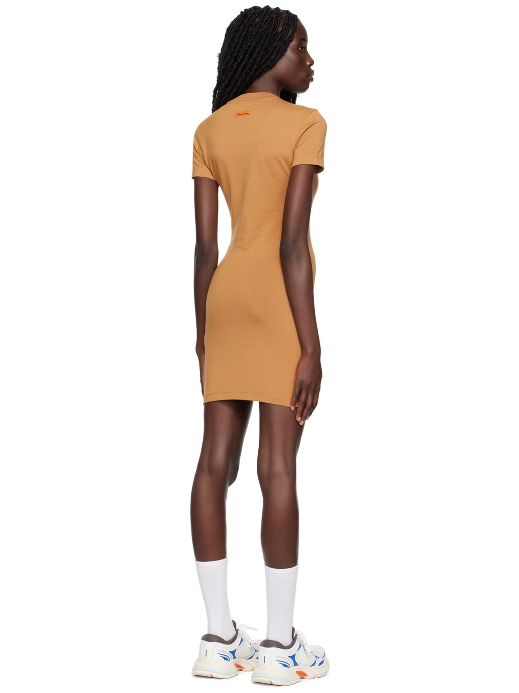 Tan Style Minidress - 3