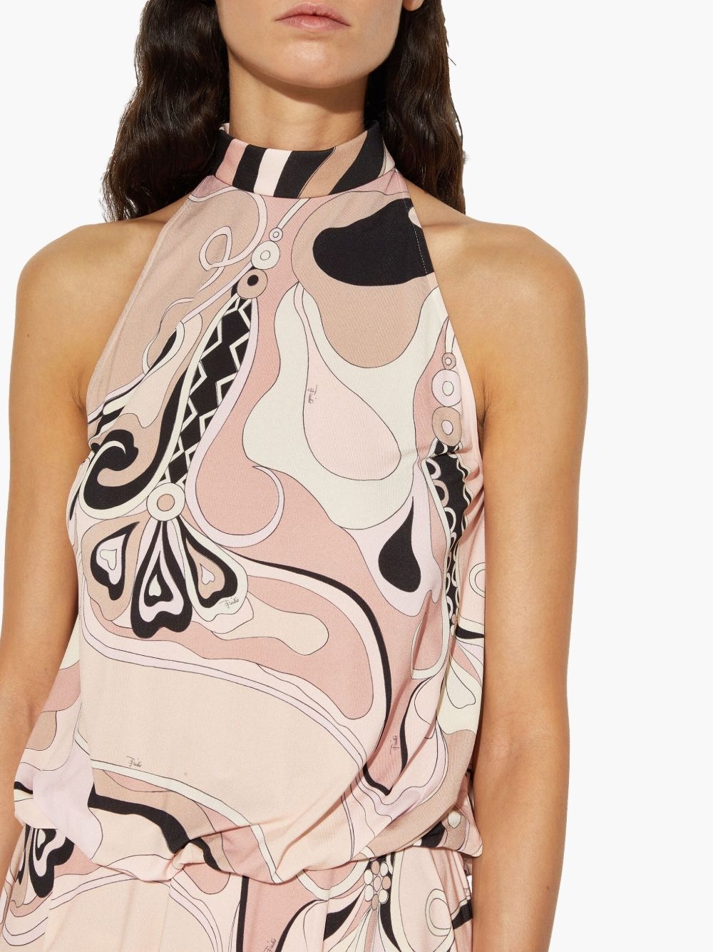 orchidee-print dress - 5