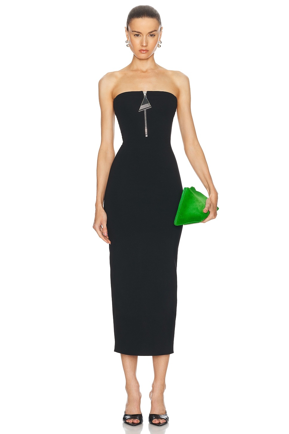 Strapless Midi Dress - 1