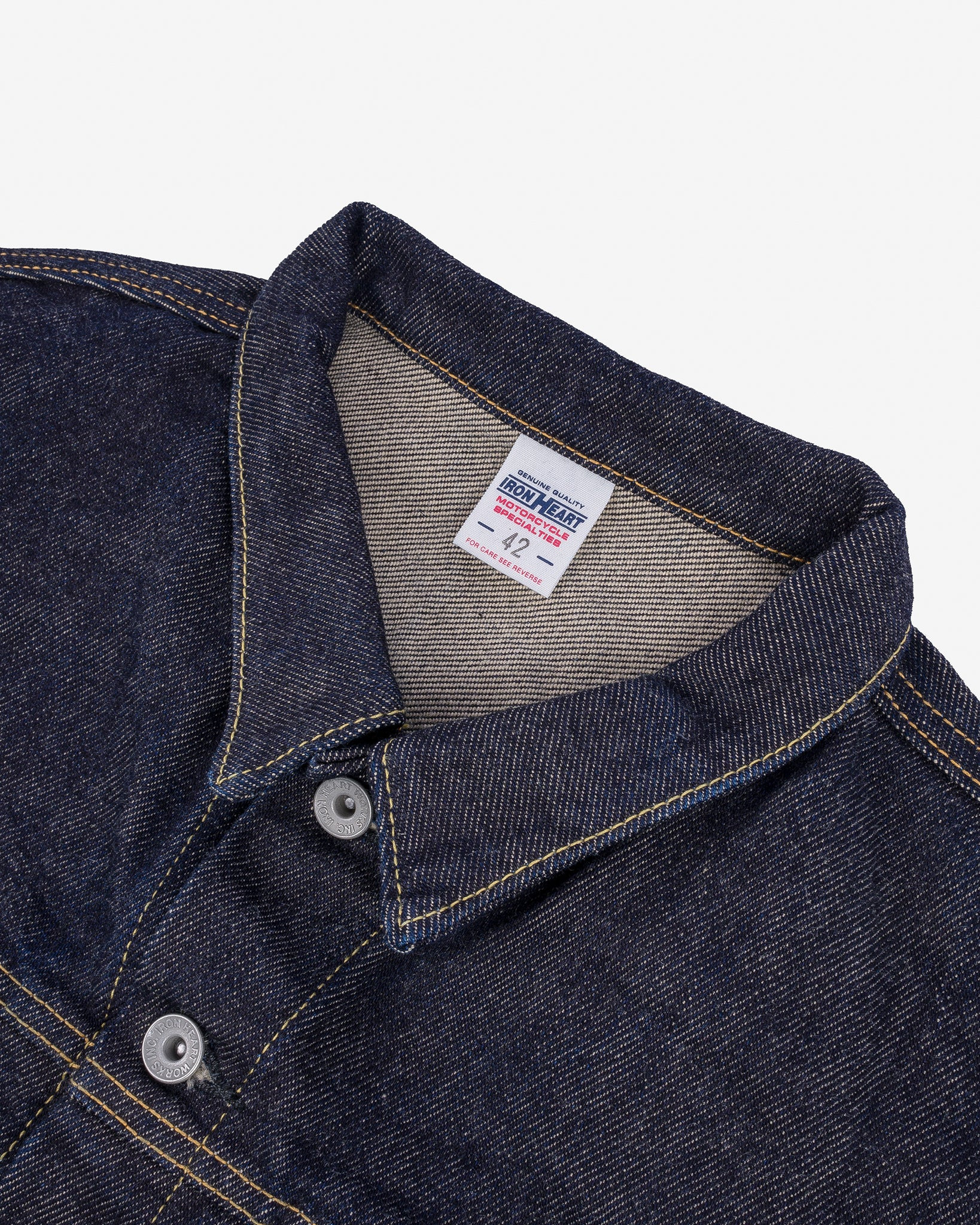 IH-526SV 21oz Selvedge Denim Modified Type III Vest - Indigo - 7