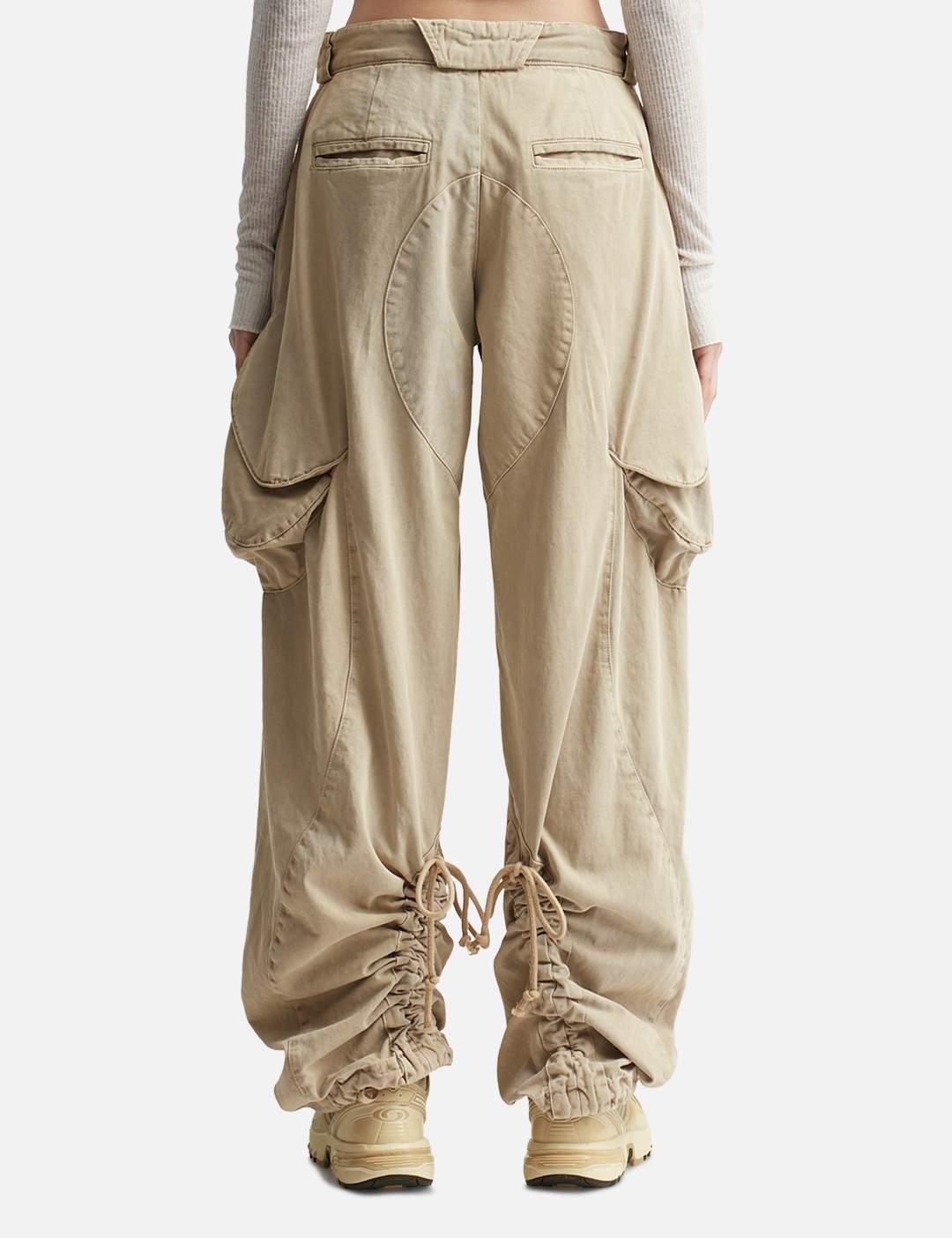 WASHED CARGO PANTS - 3