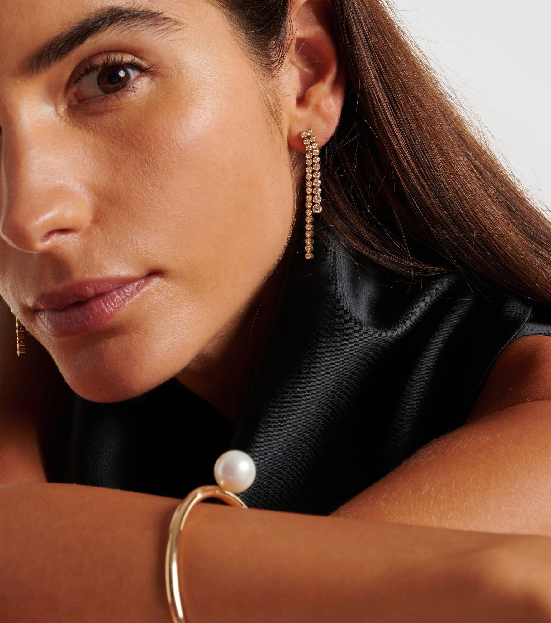 La Danse 18kt gold earrings with diamonds - 2