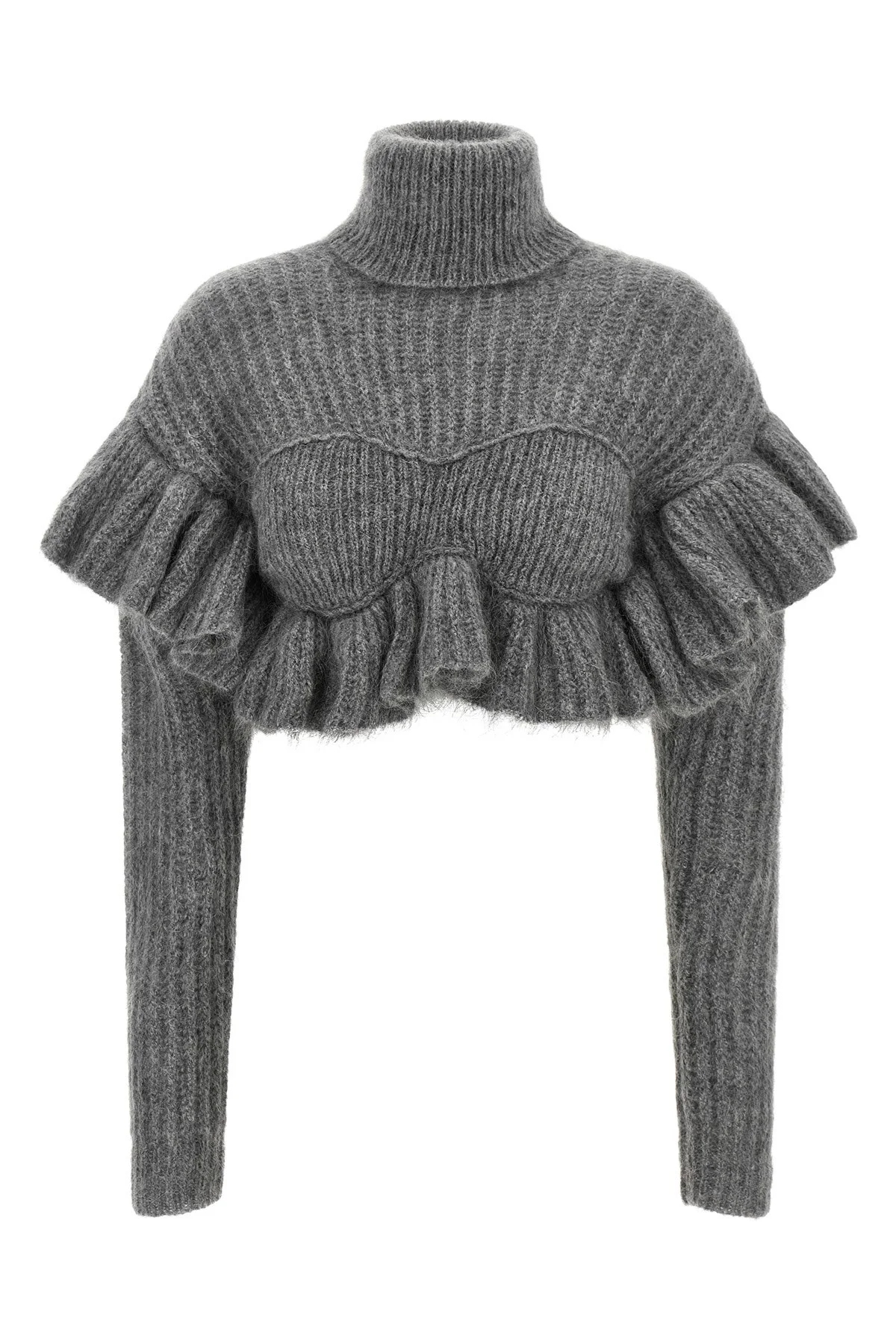 Ruffle Sweater - 1