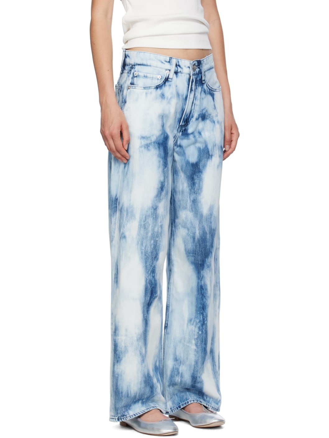 Blue Logan Wide-Leg Jeans - 2