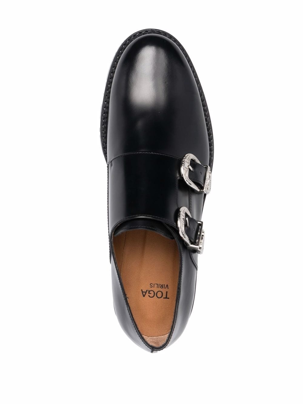 buckled bos taurus monk shoes - 4