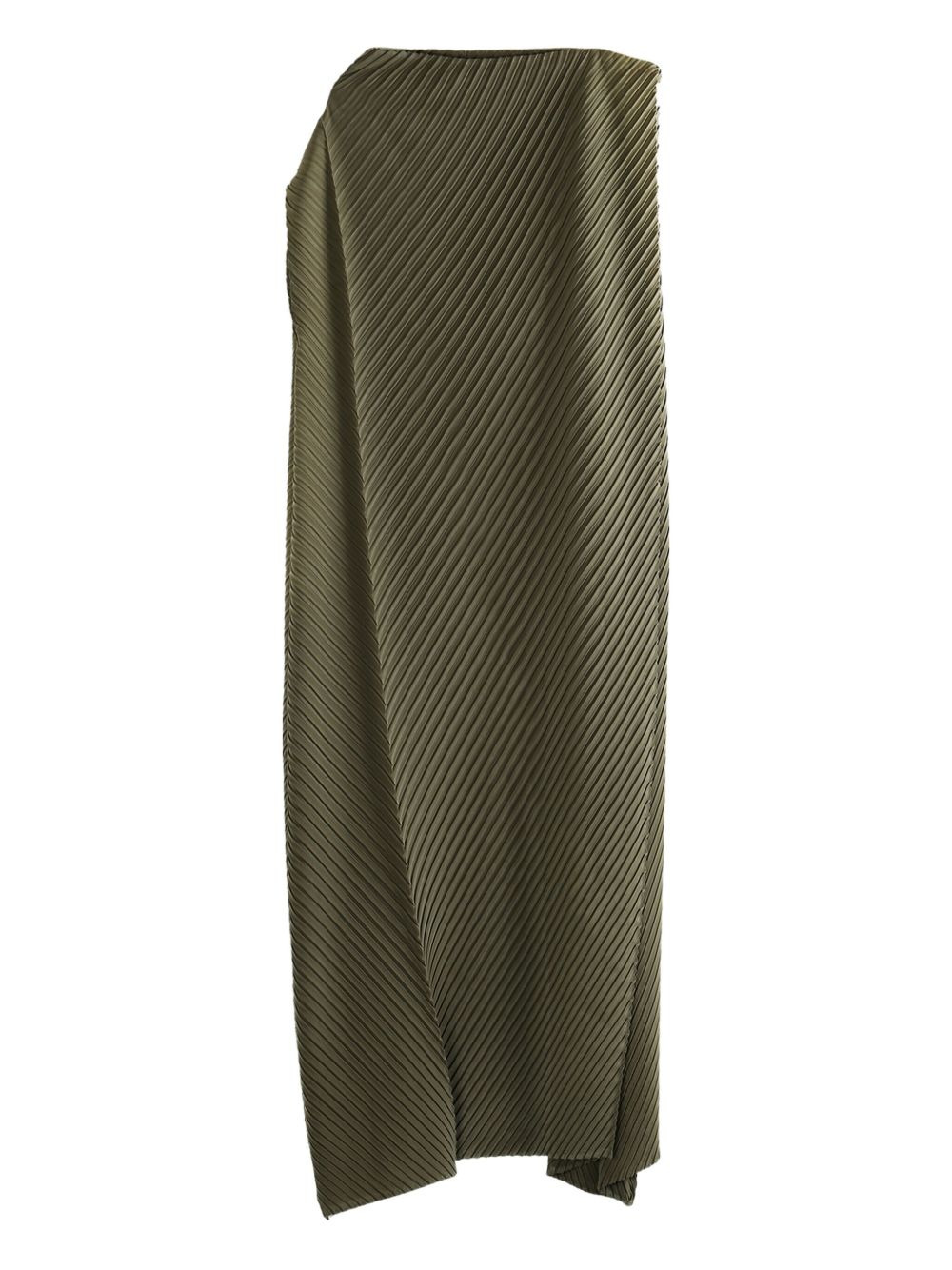 Fold Pleats sleeveless midi dress - 4