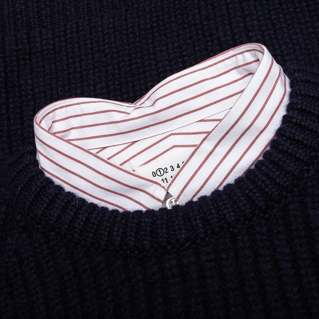 LAYERED SHIRT - WHITE/MIDNIGHT - 3