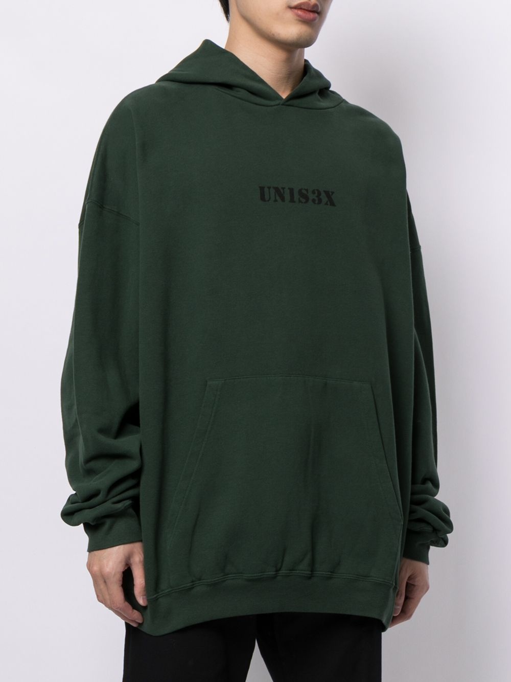 Unisex-print oversized hoodie - 3