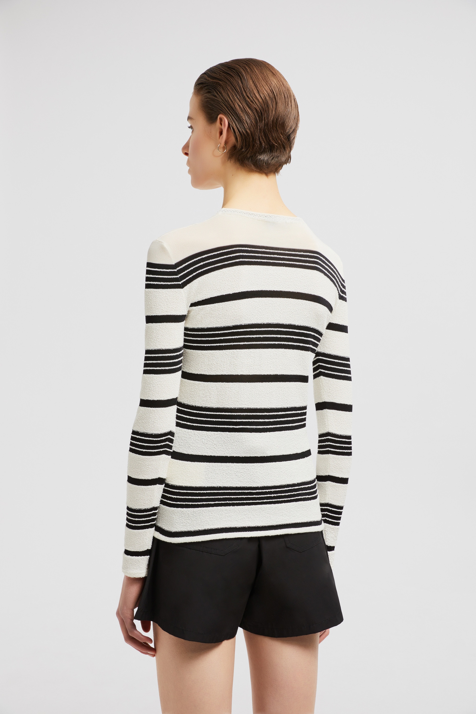 Striped Bouclé Sweater - 5