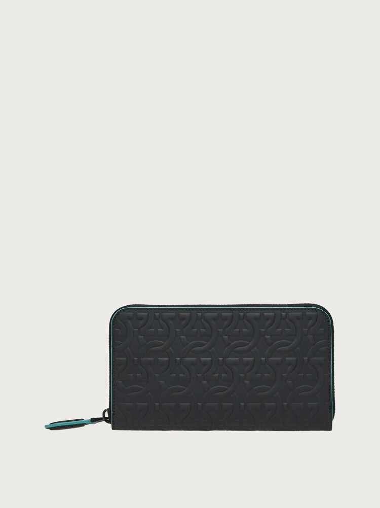 ZIP AROUND GANCINI WALLET - 1