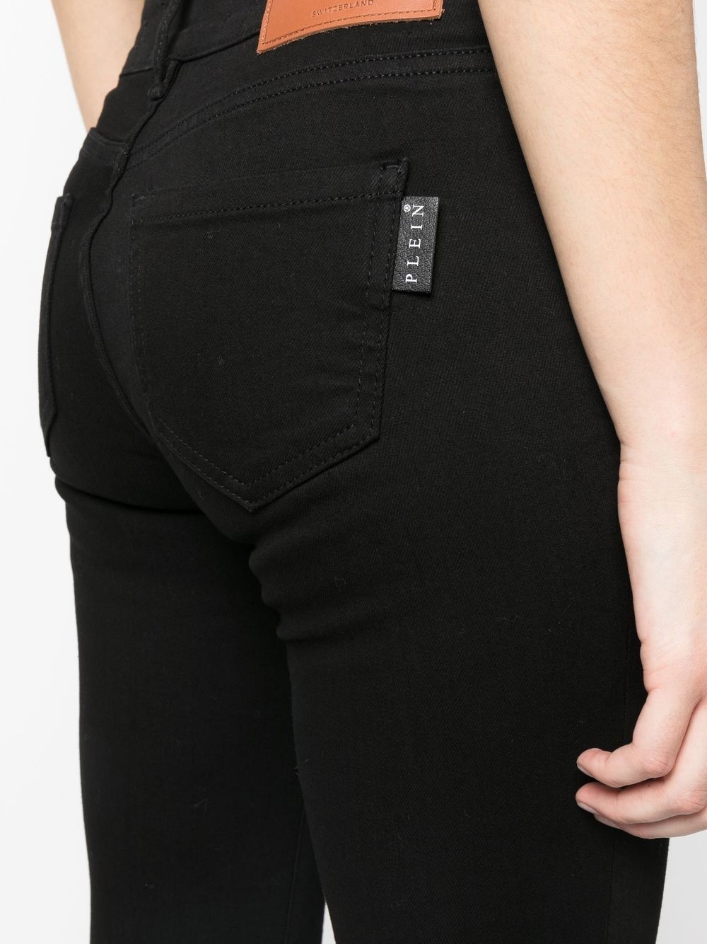 denim slim-cut jeggings - 5